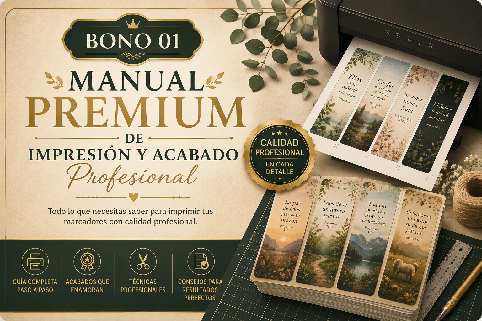 Bono incluido: Guía de Impresión