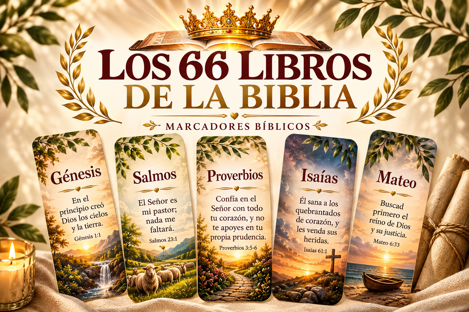 Marcadores bíblicos de la categoría Los 66 Libros de la Biblia