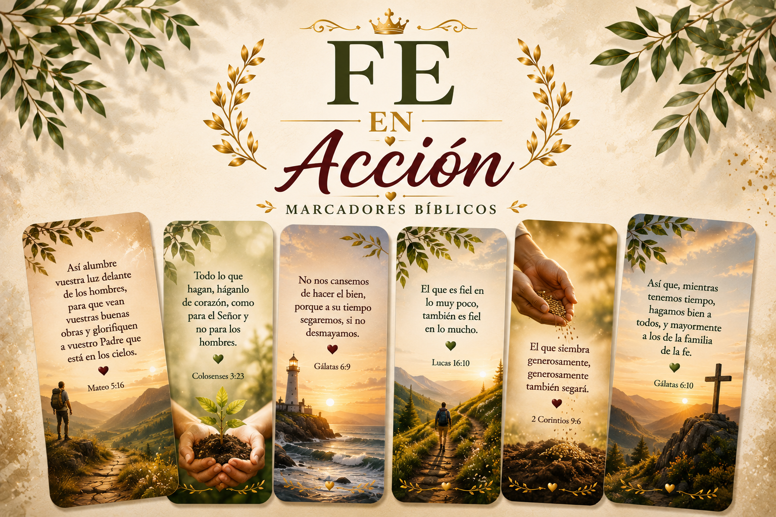Marcadores bíblicos de la categoría Fe en Acción
